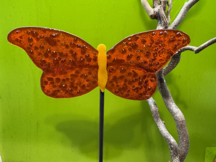 Schmetterling Rot/Orange