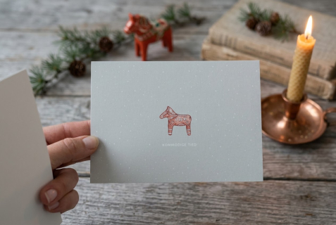 Postkarte: „Pferd‘‘ kommodige Tied