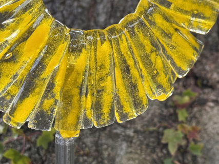 Deine handgefertigte gelbe Sonne von Glücksglas!