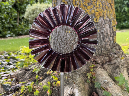 Deine handgefertigte Lila Sonne von Glücksglas!