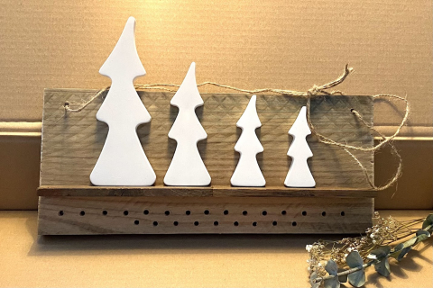 Weihnachten- Adventskalender Tannen