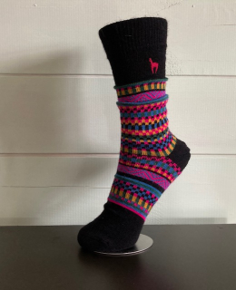 Baby Alpaka Colorido Socken