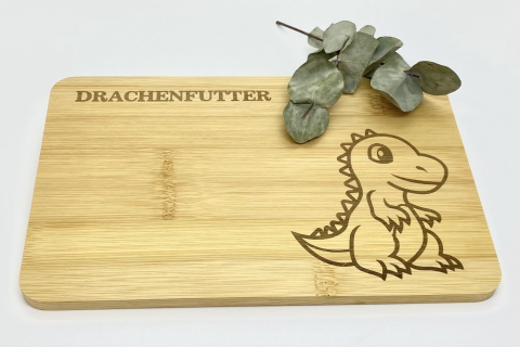 Frühstücksbrettchen Drachenfutter