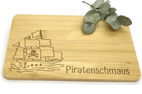 Frühstücksbrettchen Piratenschmaus