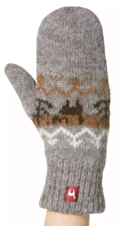 Alpaka Fausthandschuhe NATURA aus 100% Alpaka