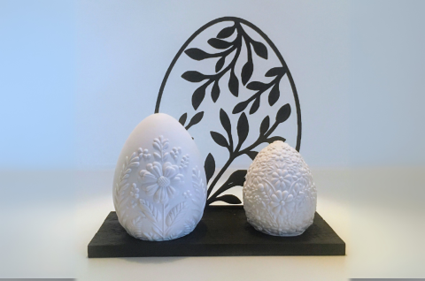 Ostern- Osterdeko black and white in 2 Varianten