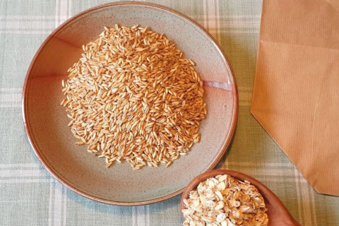 Haferkorn (Nackthafer) 5 kg im Papiersack