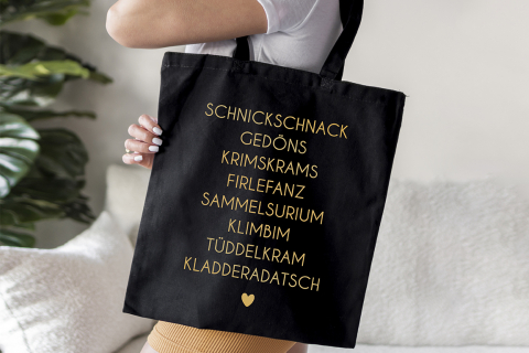 Jutebeutel "Schnickschnack"