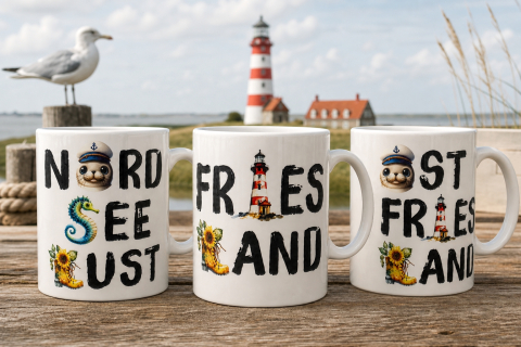 Kaffeebecher Nordseelust – Friesland – Ostfriesland