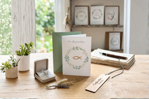 Grußkarte  dien Kunfermatioon