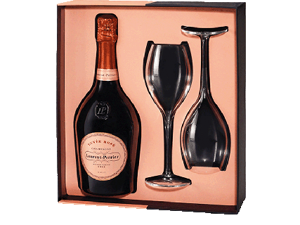 Geschenkpackung Champagner Laurent-Perrier Cuvée Rosé