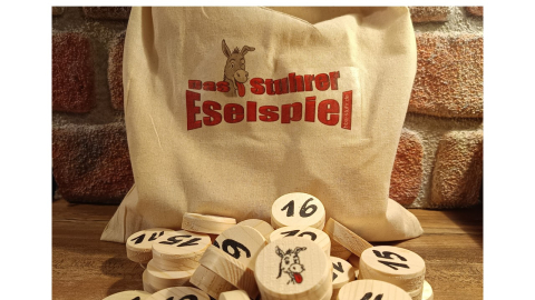 Das Stuhrer Eselspiel xs mit 61 Spielsteine
