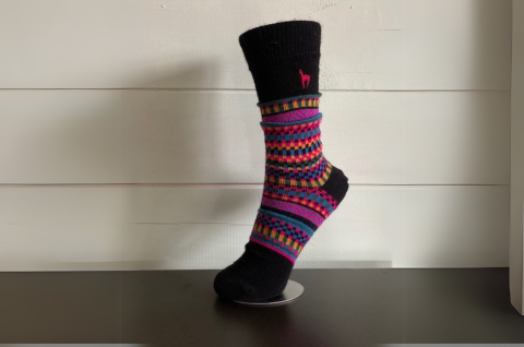 Baby Alpaka Colorido Socken