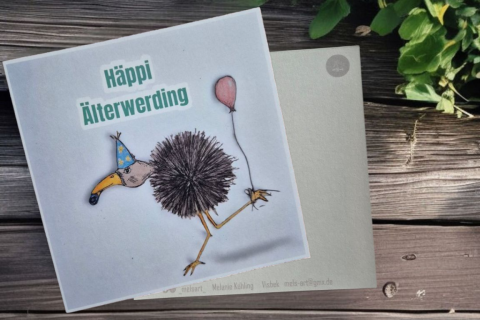 Postkarte zum Geburtstag 3 -IVO-