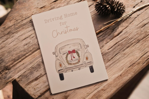 Top Deal Weihnachts-Postkarten-Auto_1-6 Namen-Malen & Zeichnen