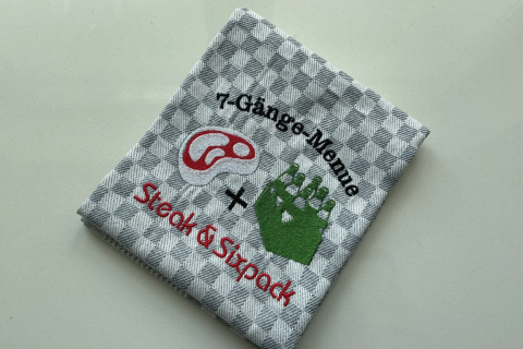 Geschirrtuch 7-Gänge-Menue