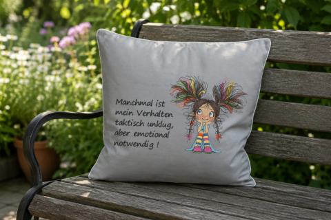 Outdoor-Kissen Mädchen