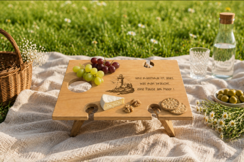 Picknicktisch Pause am Meer