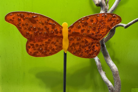 Schmetterling Rot/Orange