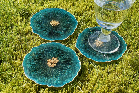 Schehns Untersetzer türkis 1