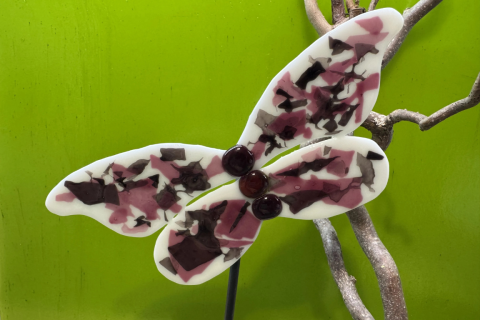 Schmetterling Weiß/Rosa