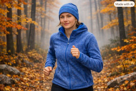 Mütze Sport blau