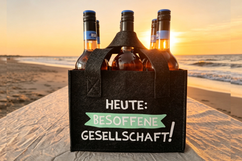 Party-Tasche „Besoffene Gesellschaft“