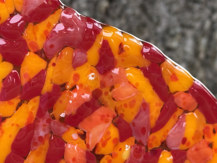 Kranich Rot/Orange