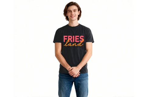T-Shirt "FRIESland" - Farbe Schwarz