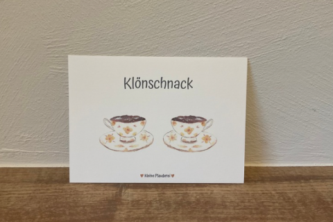 Postkarte Plattdeutsch Klönschnack