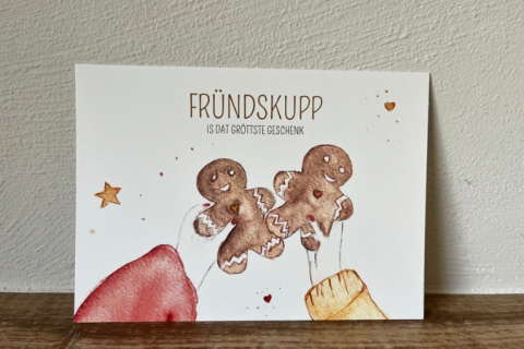 Postkarte Plattdeutsch Fründskupp