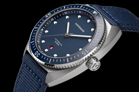 Tiefsee Automatik - Ruhe - blaues Nylonband