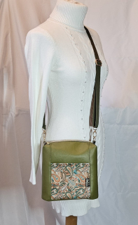 Handtasche Grün Paisleymuster