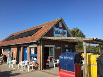 Öffentliche Toilette Upleward Trockenstrand