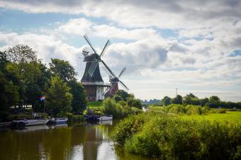Zwillingsmühlen Greetsiel - Grüne Mühle