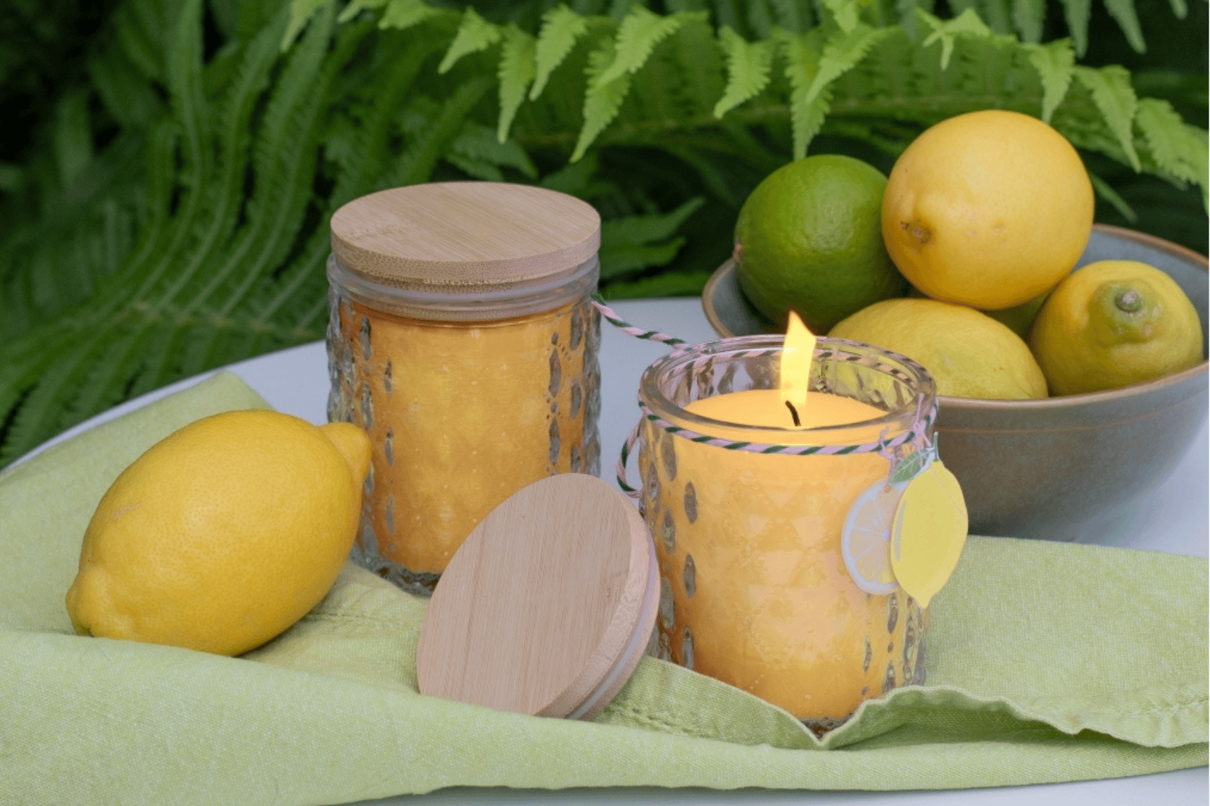 DIY-Citronella-Kerze gegen Mücken