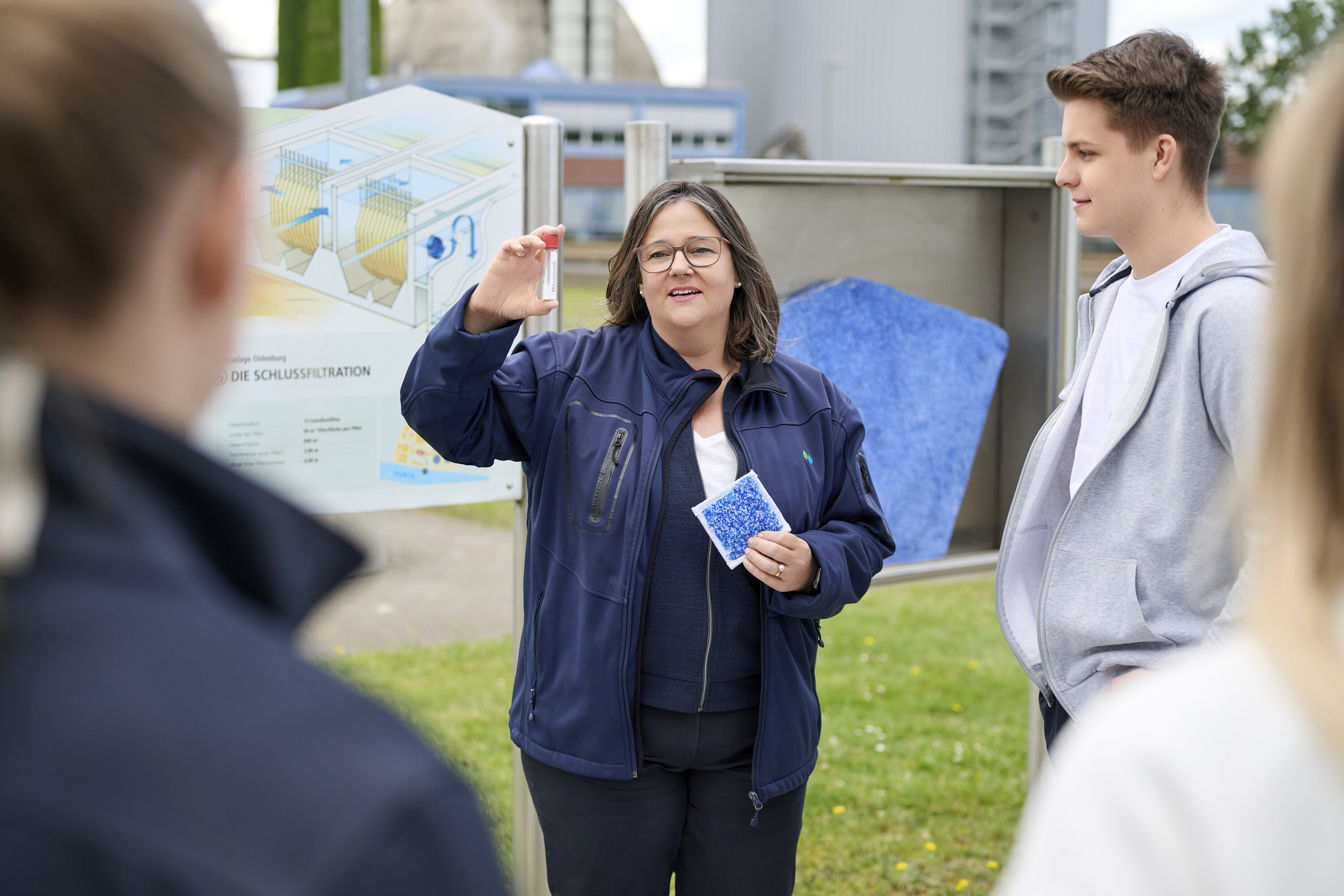 Abwasserthemen werden auf der Kläranlage Oldenburg mit Engagement vermittelt