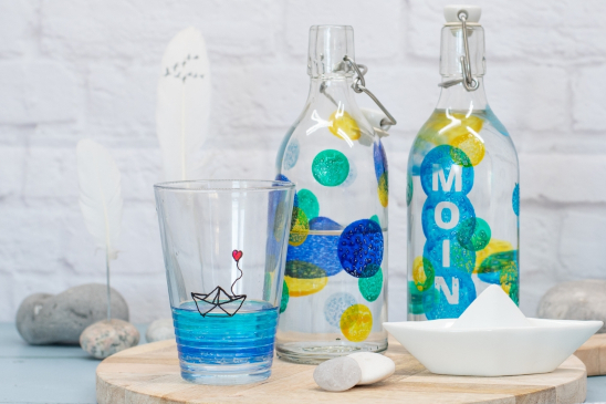Schöner trinken: DIY Wasserflasche aufpeppen
