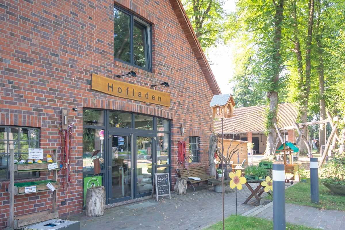 Ein Hofladen von außen 