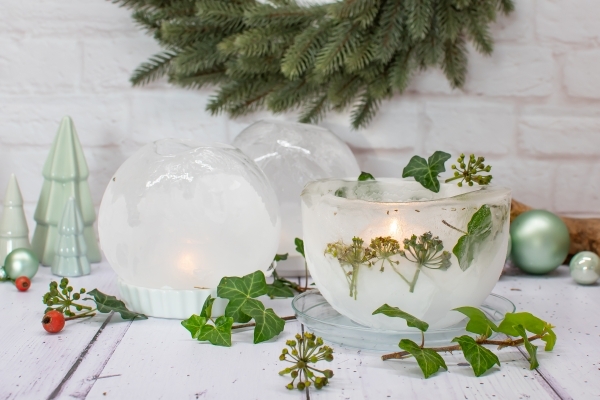 Stimmungsvolle Winterzeit mit DIY Eislaternen